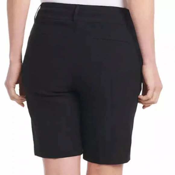 Hilary Radley Women's Pull On Mid Rise Stretch Comfort Bermuda Shorts Medium - Picture 4 of 10